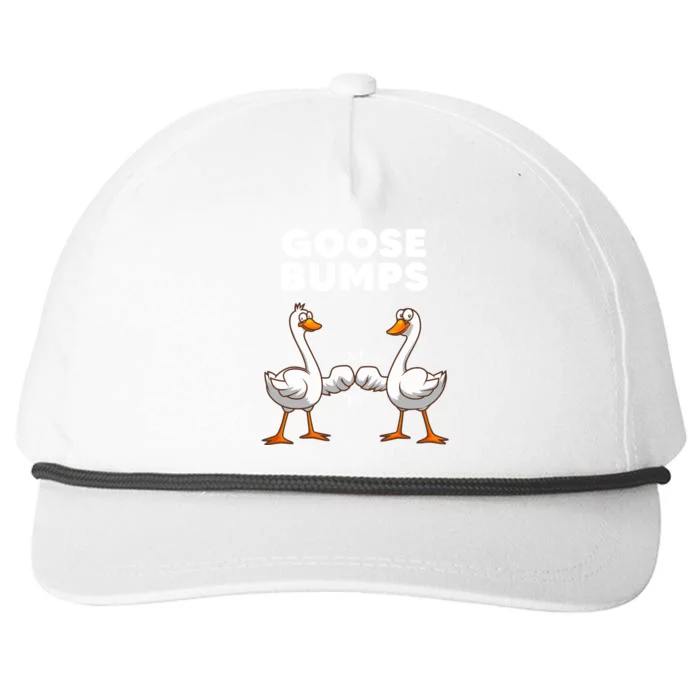 Goose Bumps Funny Animal Pun Snapback Five-Panel Rope Hat