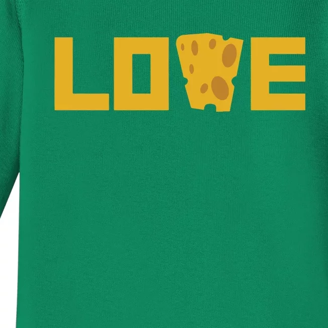 Green Bay Football Baby Long Sleeve Bodysuit