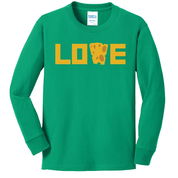 Green Bay Football Kids Long Sleeve Shirt