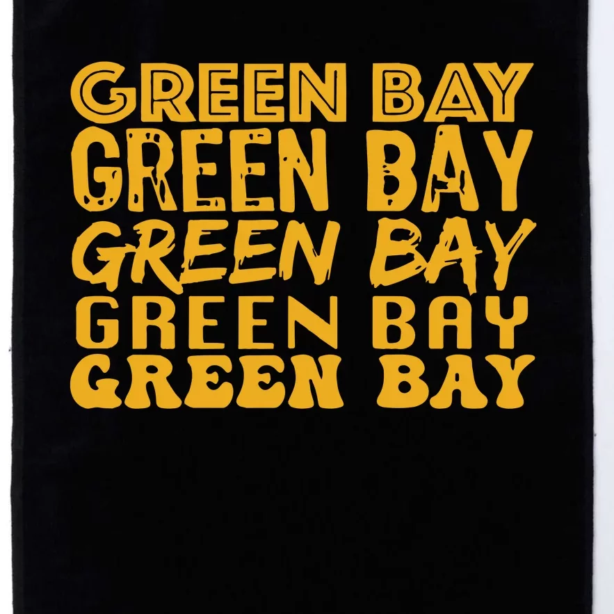 Green Bay Football Platinum Collection Golf Towel