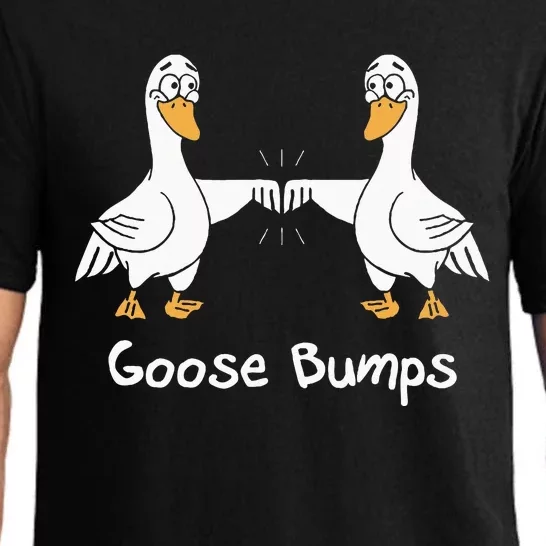 Goose Bumps Funny Animal Saying Slogan Joke Pun Pajama Set