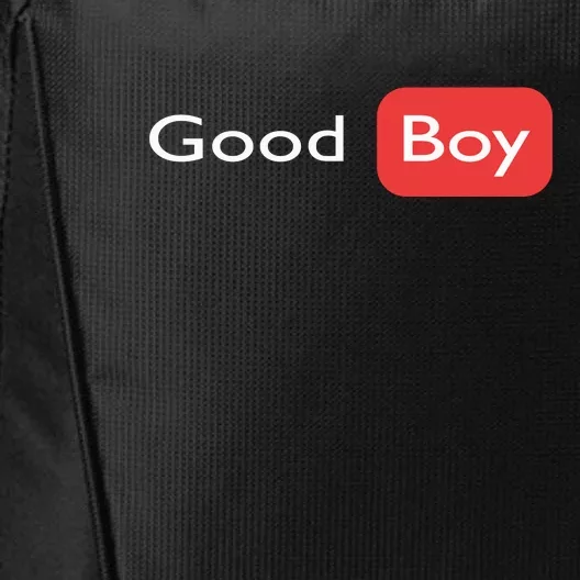 Good Boy Funny Saying Sarcastic Novelty Humor Cute Cool City Backpack