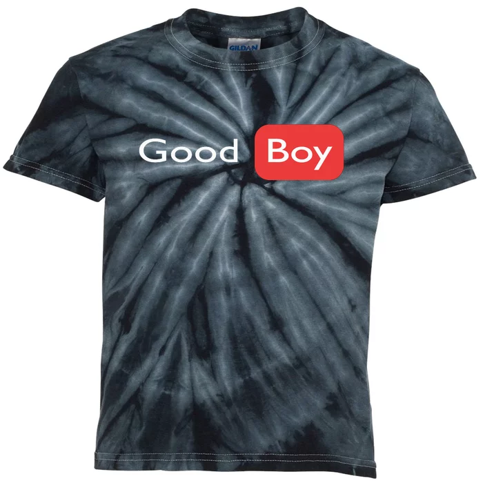 Good Boy Funny Saying Sarcastic Novelty Humor Cute Cool Kids Tie-Dye T-Shirt