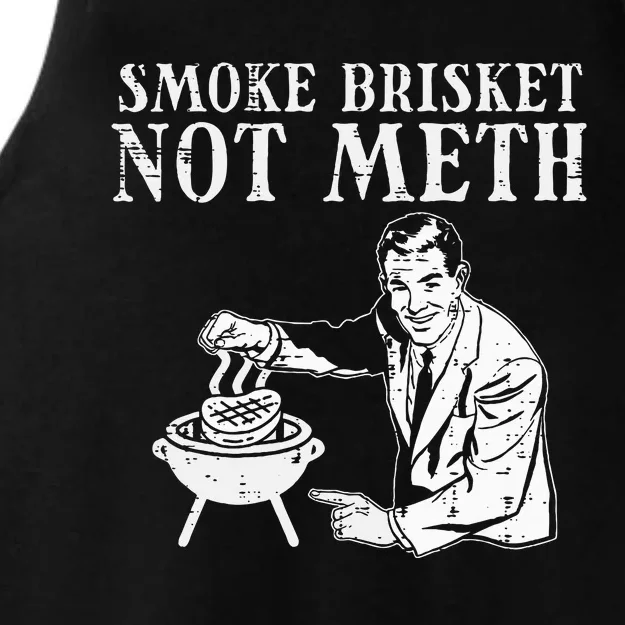 Grill Brisket Fun Bbq Barbecue Meat Grilling Master Dad Ladies Tri-Blend Wicking Tank