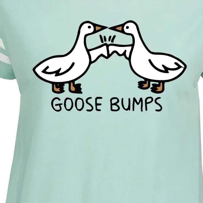 Goose Bump funny animal lover Enza Ladies Jersey Football T-Shirt