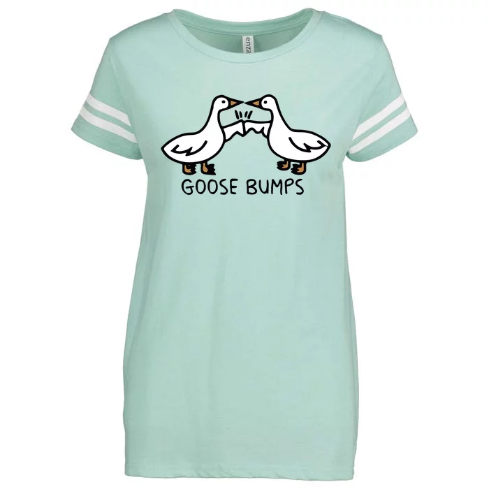 Goose Bump funny animal lover Enza Ladies Jersey Football T-Shirt