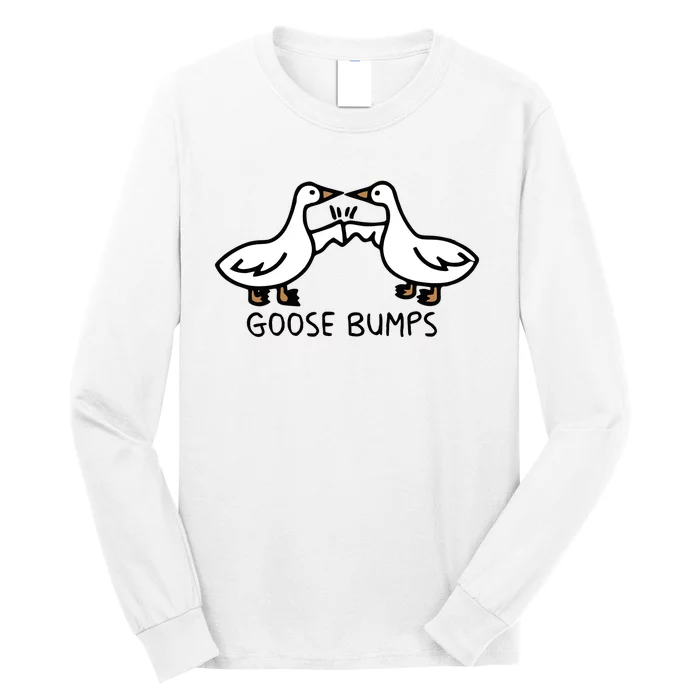 Goose Bump funny animal lover Long Sleeve Shirt