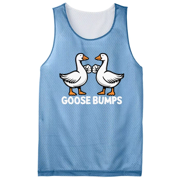 Goose Bumps Funny Pun Bff Goose Geese Humor Mesh Reversible Basketball Jersey Tank