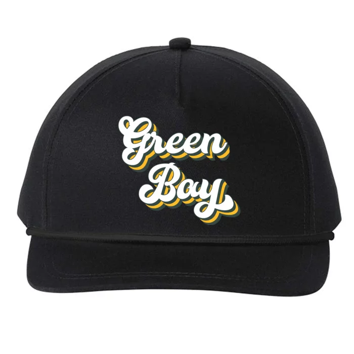 Green Bay Football Snapback Five-Panel Rope Hat