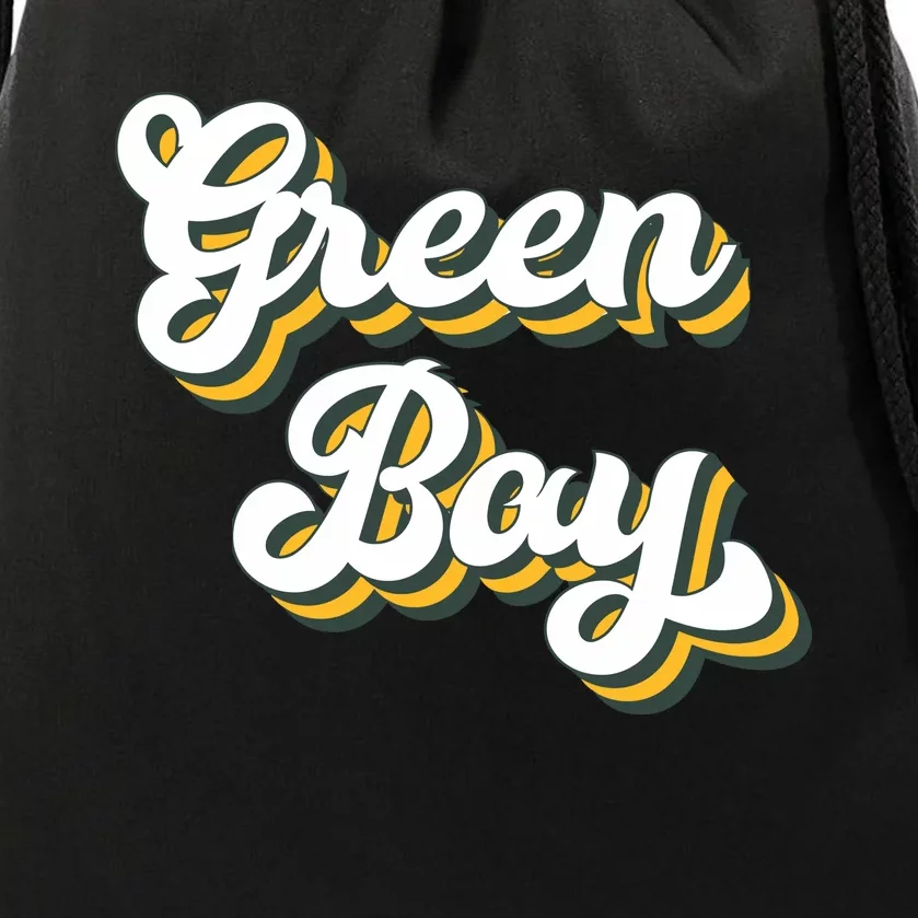 Green Bay Football Drawstring Bag