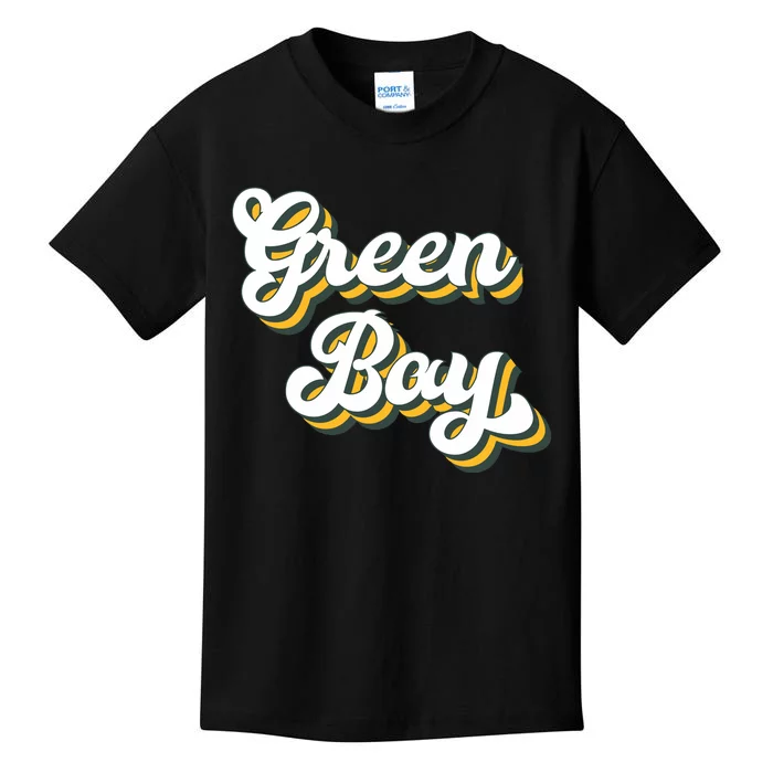 Green Bay Football Kids T-Shirt