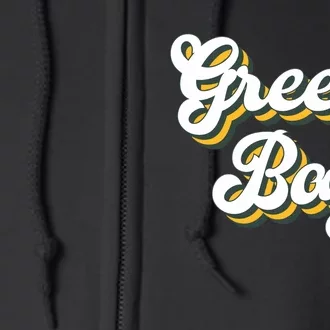 Green Bay Football Full Zip Hoodie