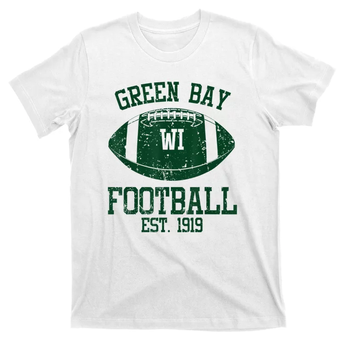 Green Bay Football Fans Est.1919 Old Vintage Style Classic T-Shirt