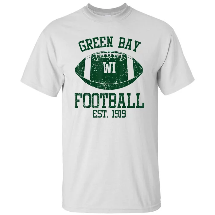 Green Bay Football Fans Est.1919 Old Vintage Style Classic Tall T-Shirt