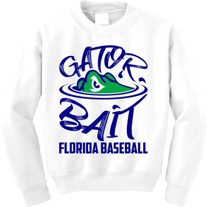 Gator Baseball Florida Baseball Kids Sweatshirt