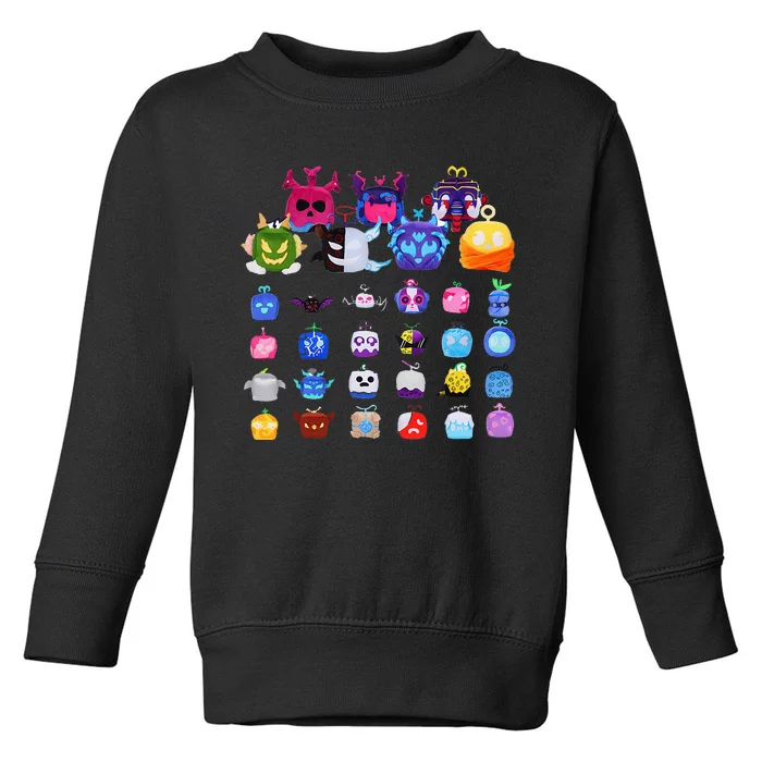 Game Blox Fruits Toddler Sweatshirt