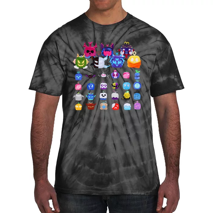 Game Blox Fruits Tie-Dye T-Shirt