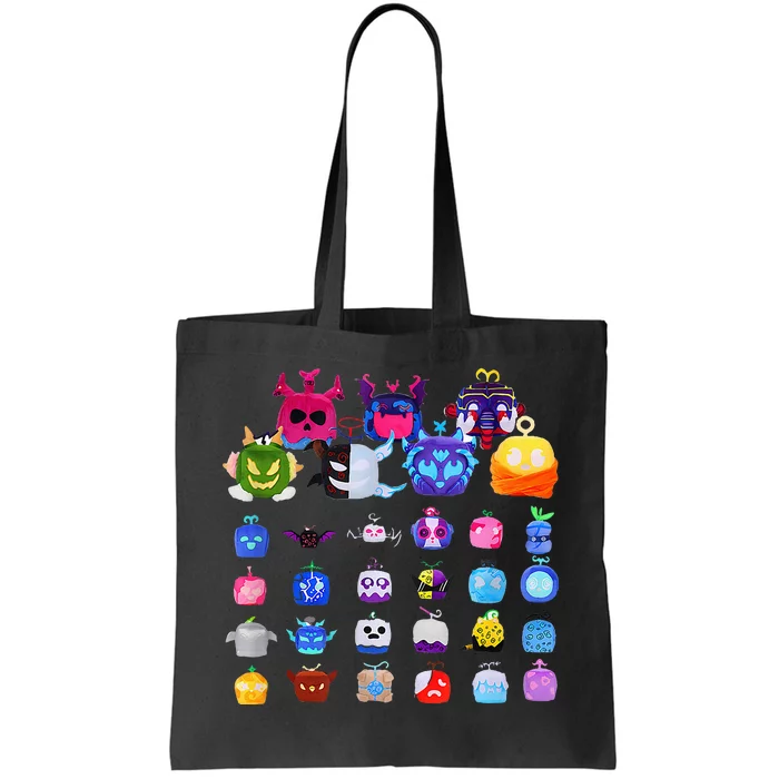 Game Blox Fruits Tote Bag