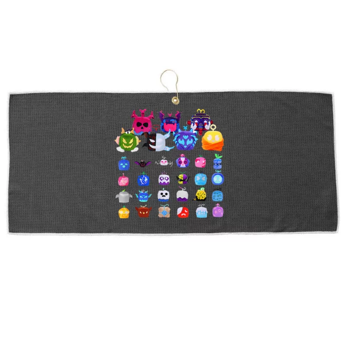 Game Blox Fruits Large Microfiber Waffle Golf Towel