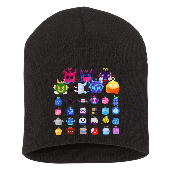 Game Blox Fruits Short Acrylic Beanie