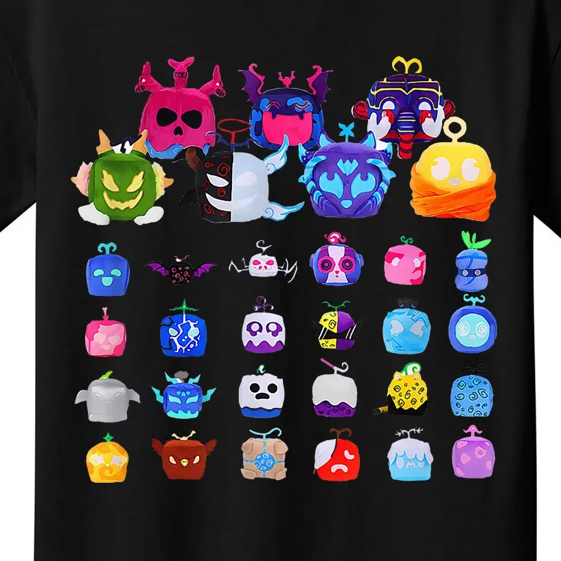 Game Blox Fruits Kids T-Shirt