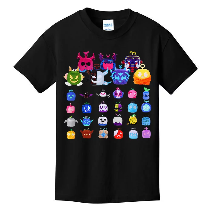 Game Blox Fruits Kids T-Shirt