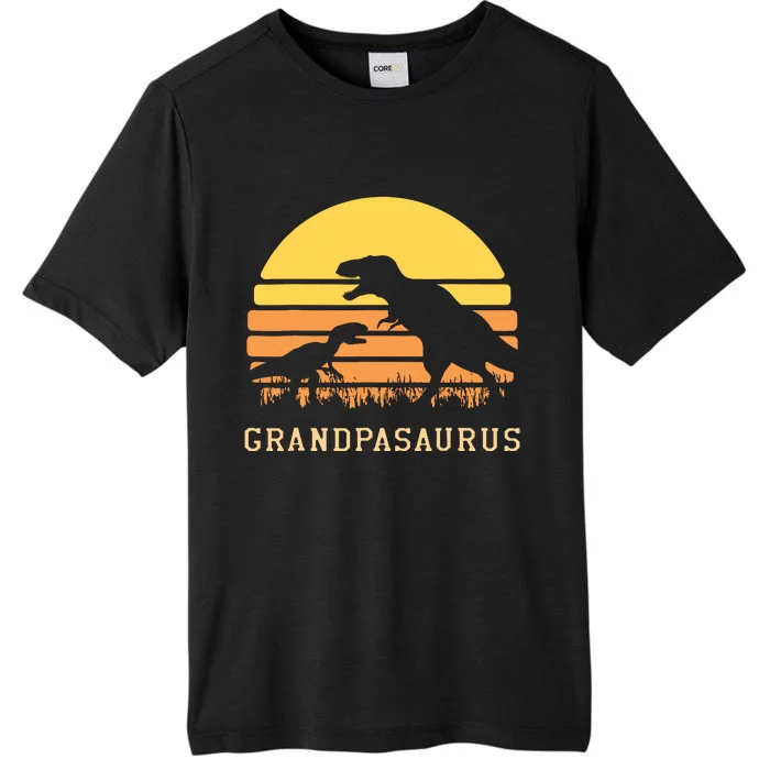 Grandpasaurus Best Grandpa Ever Grandparent Dino Lover ChromaSoft Performance T-Shirt