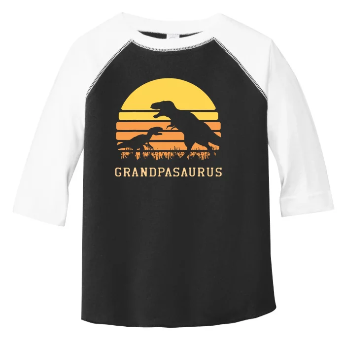 Grandpasaurus Best Grandpa Ever Grandparent Dino Lover Toddler Fine Jersey T-Shirt