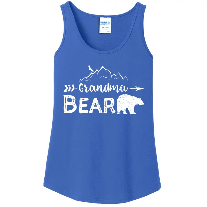 Grandma Bear Gift Matching Family Grandparents Camping Ladies Essential Tank