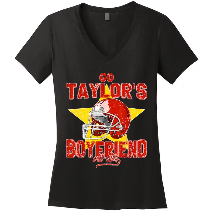 Go Boyfriend Women's V-Neck T-Shirt