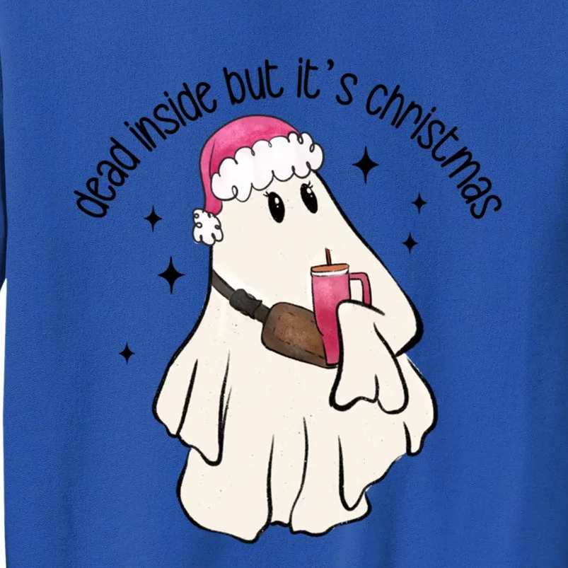 Groovy Boojee Ghost Dead Inside But Its Christmas Holiday Gift Sweatshirt