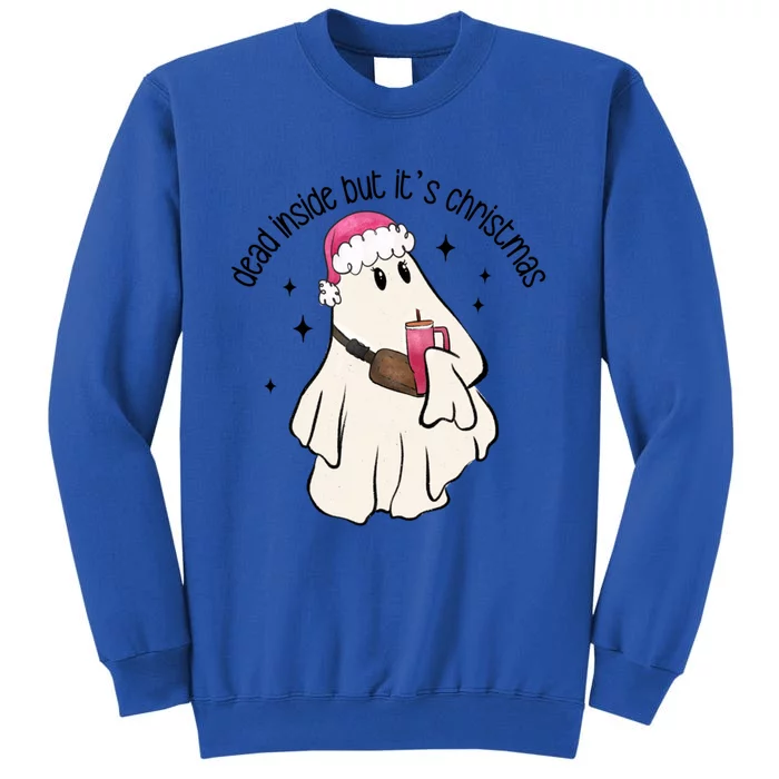 Groovy Boojee Ghost Dead Inside But Its Christmas Holiday Gift Sweatshirt