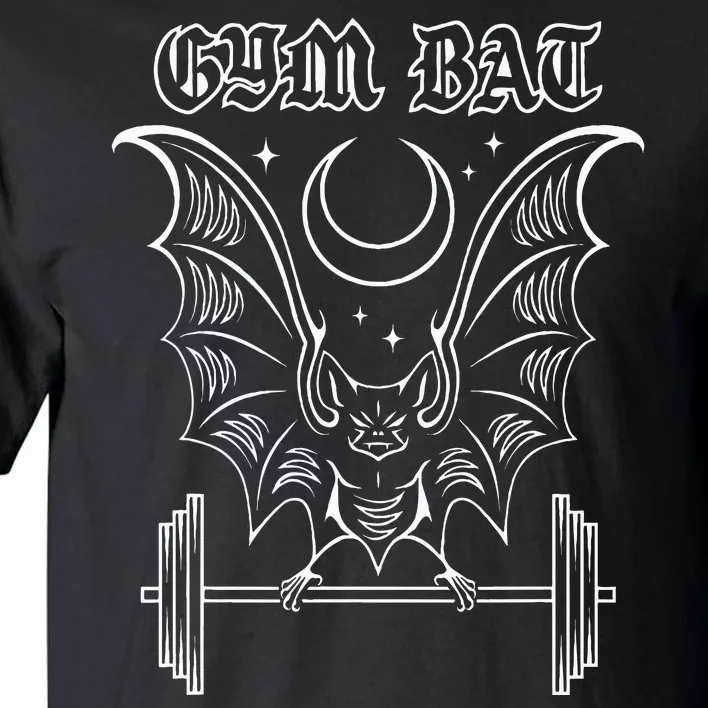 Gym Bat Gothlete Workout Vampire Bat And Moon Healthy Goth Tall T-Shirt