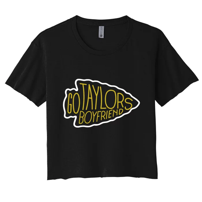 Gotaylors Boyfriend Women's Crop Top Tee