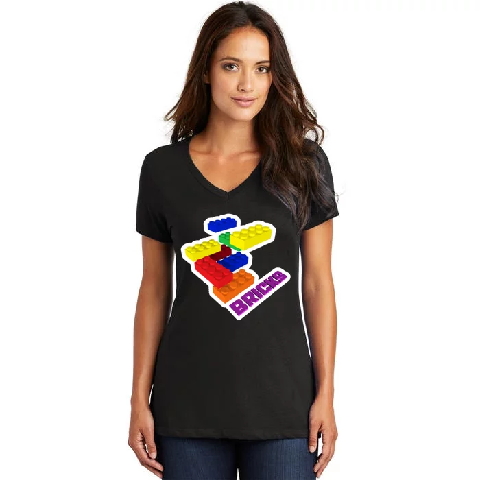 Got Bricks? Women's V-Neck T-Shirt