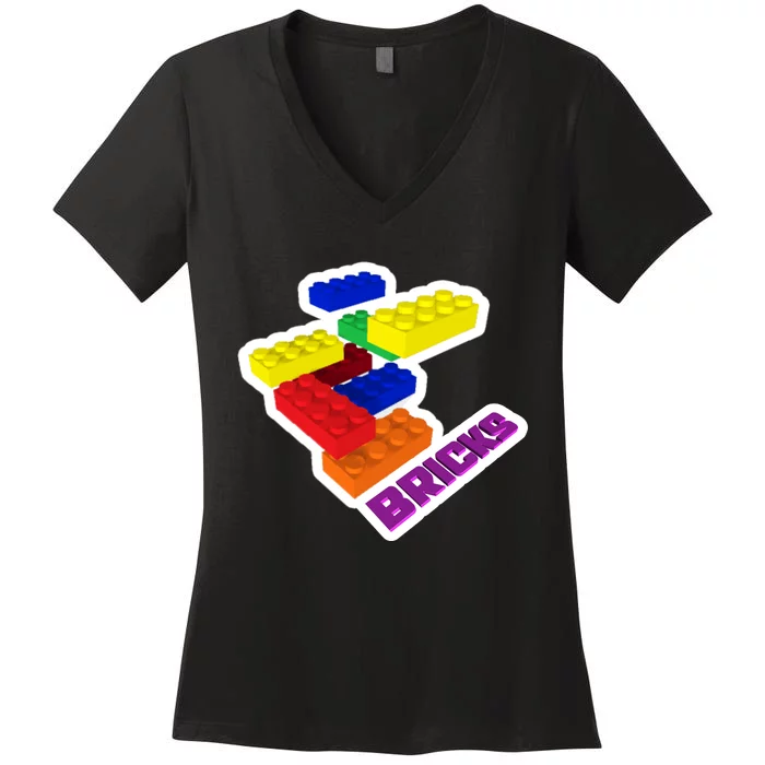 Got Bricks? Women's V-Neck T-Shirt