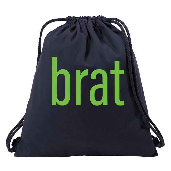 Green Brat Drawstring Bag