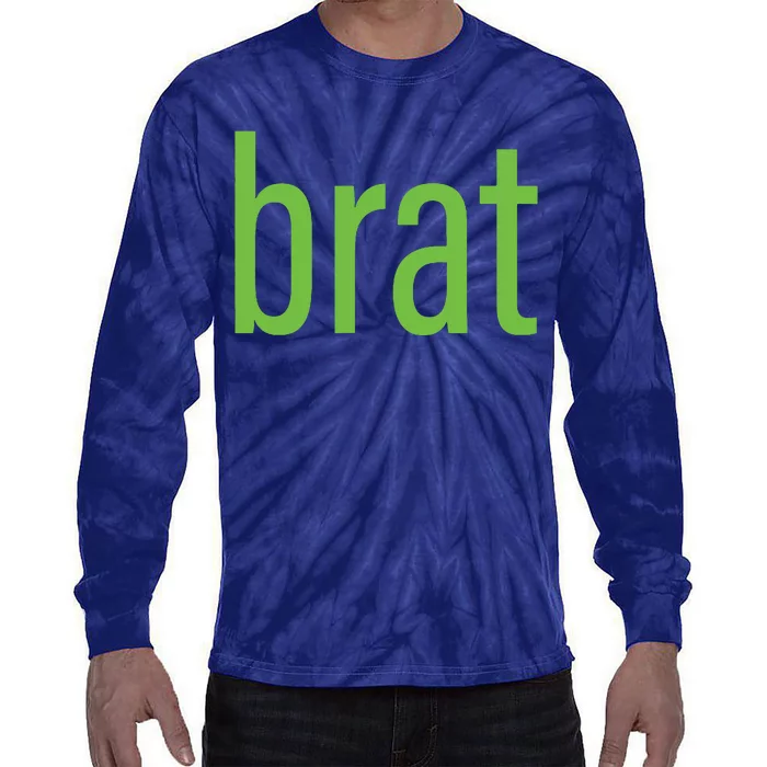 Green Brat Tie-Dye Long Sleeve Shirt