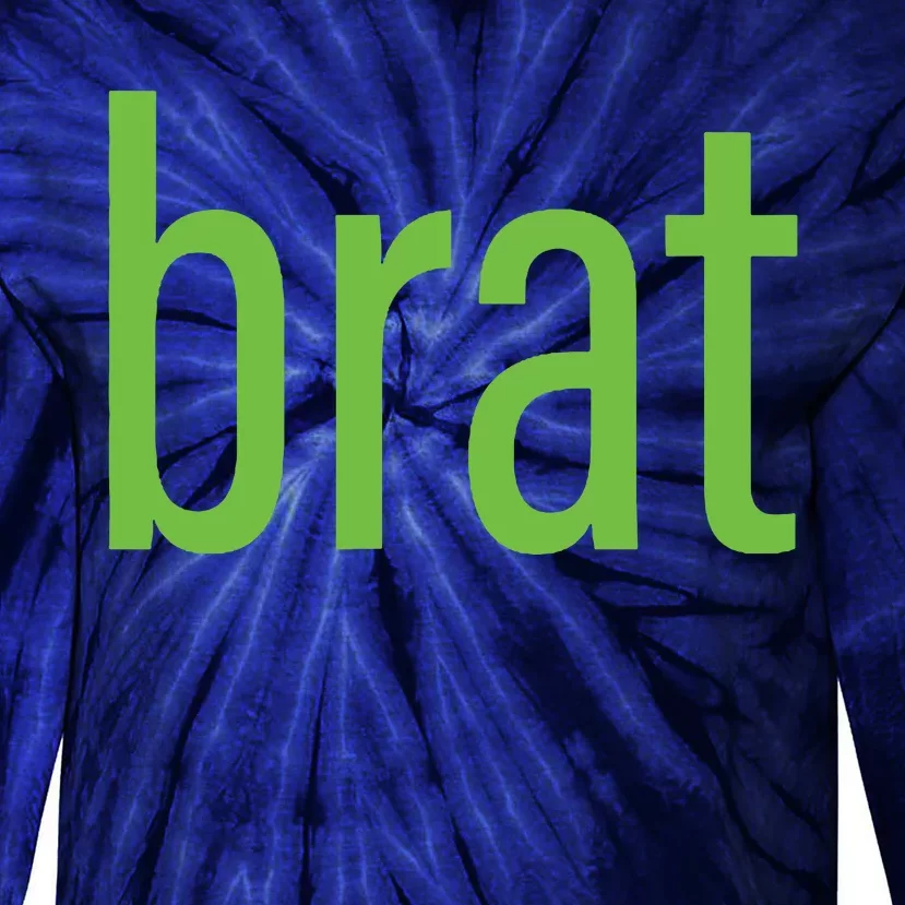 Green Brat Tie-Dye Long Sleeve Shirt