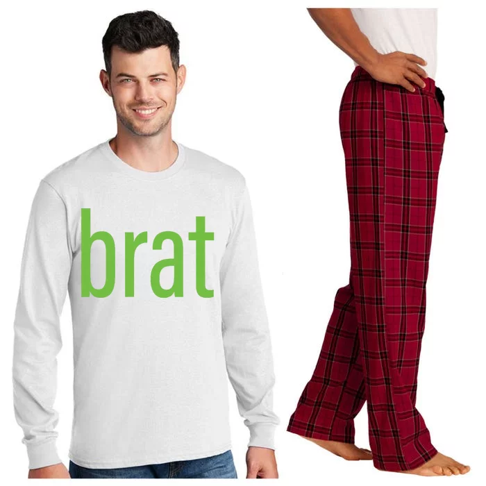 Green Brat Long Sleeve Pajama Set