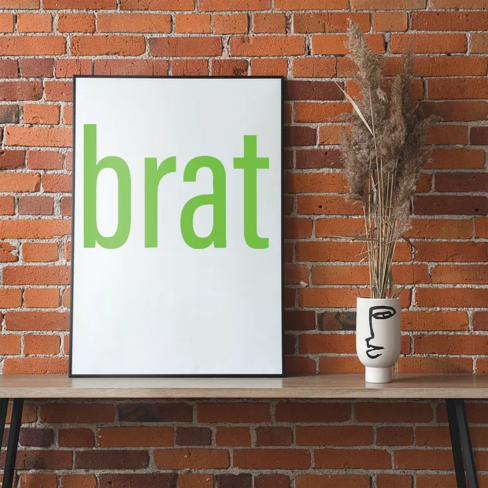 Green Brat Poster