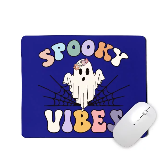 Groovy Boo Ghost Spooky Vibes Halloween Costumes Gift Mousepad