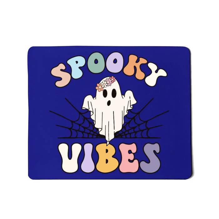 Groovy Boo Ghost Spooky Vibes Halloween Costumes Gift Mousepad