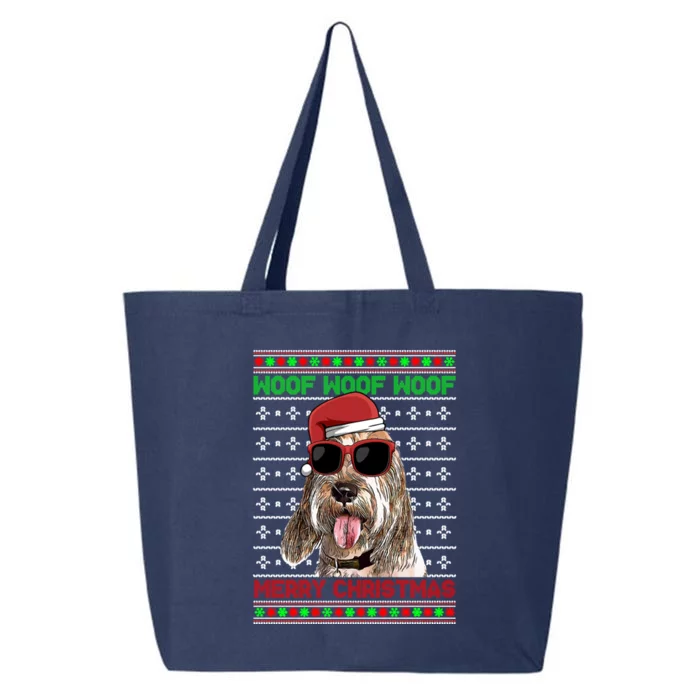 Grand Basset Griffon Vendeen Woof Merry Christmas Gift 25L Jumbo Tote