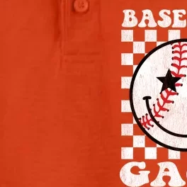 Groovy Baseball Gaga Funny Game Day Baseball Gaga Cool Gift Dry Zone Grid Performance Polo