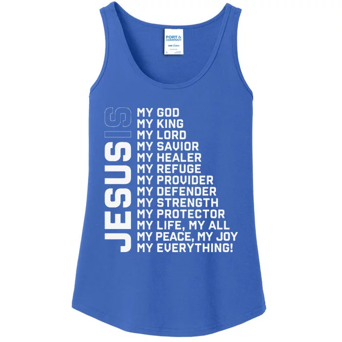 God Believer Gift Jesus Christian Lord Jesus Definition Ladies Essential Tank