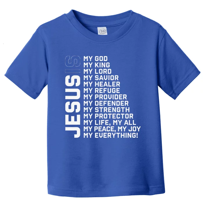 God Believer Gift Jesus Christian Lord Jesus Definition Toddler T-Shirt