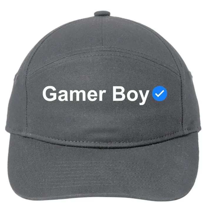 Gamer Boy 7-Panel Snapback Hat