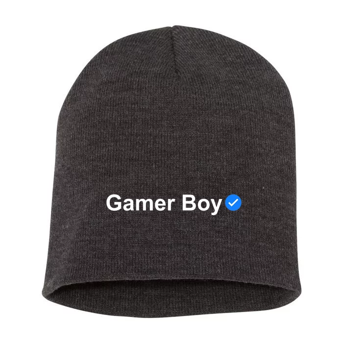 Gamer Boy Short Acrylic Beanie