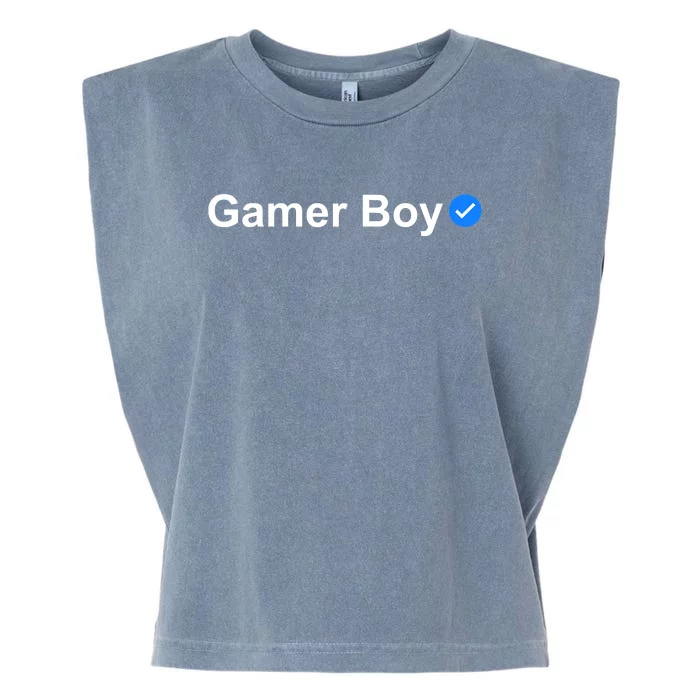 Gamer Boy Garment-Dyed Women's Muscle Tee